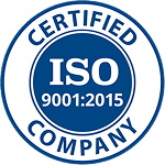 ISO 9001:2015 certified company